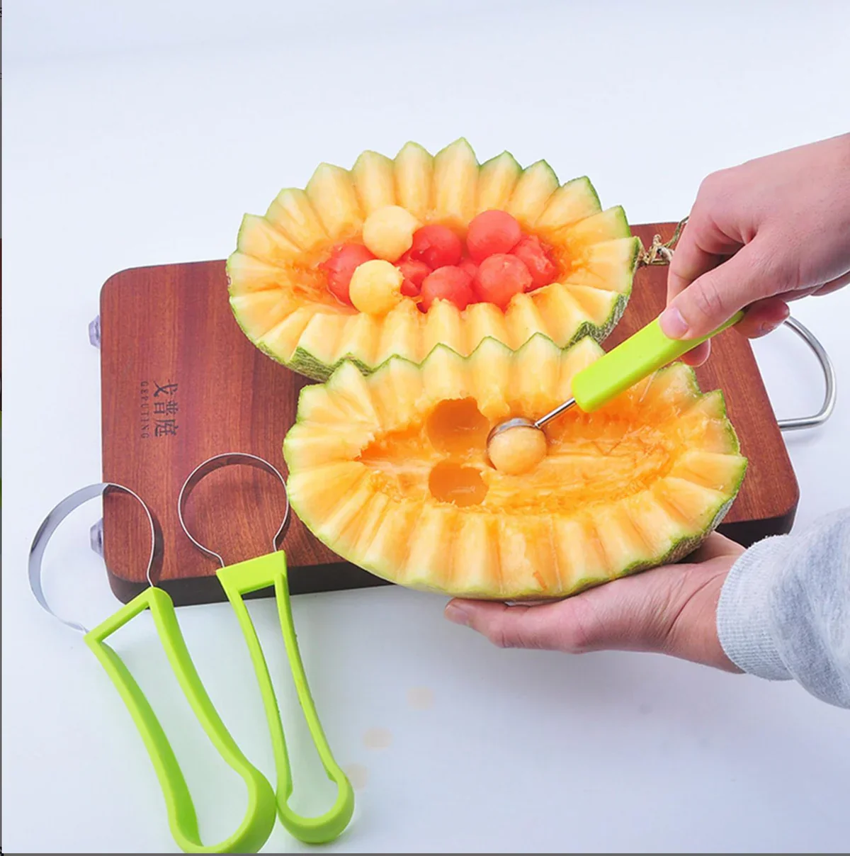 4 In 1 Stainless Steel Fruit Tool Set Carving Knife Fruit - Image 9