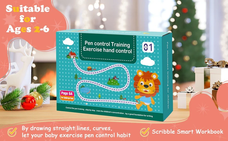 ABC & 123 Trace Practice Book - Magic Tracing Workbook - Image 7