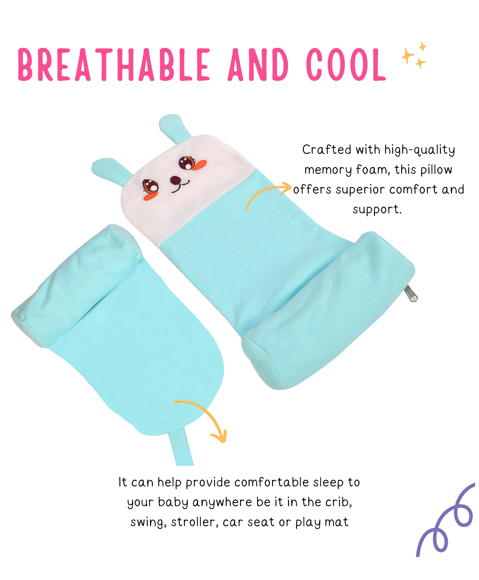 Baby Shaping Head Support Pillow - Image 7