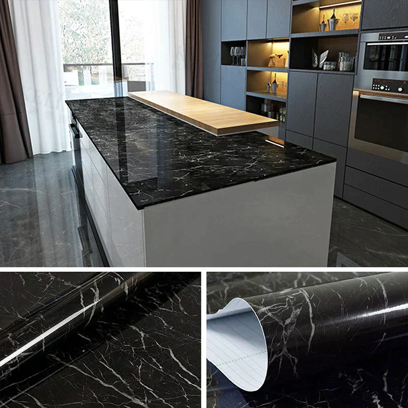 Black Marble Foil Paper - Image 3