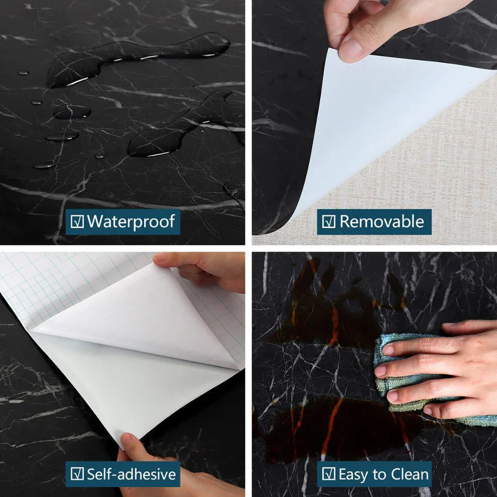 Black Marble Foil Paper - Image 6
