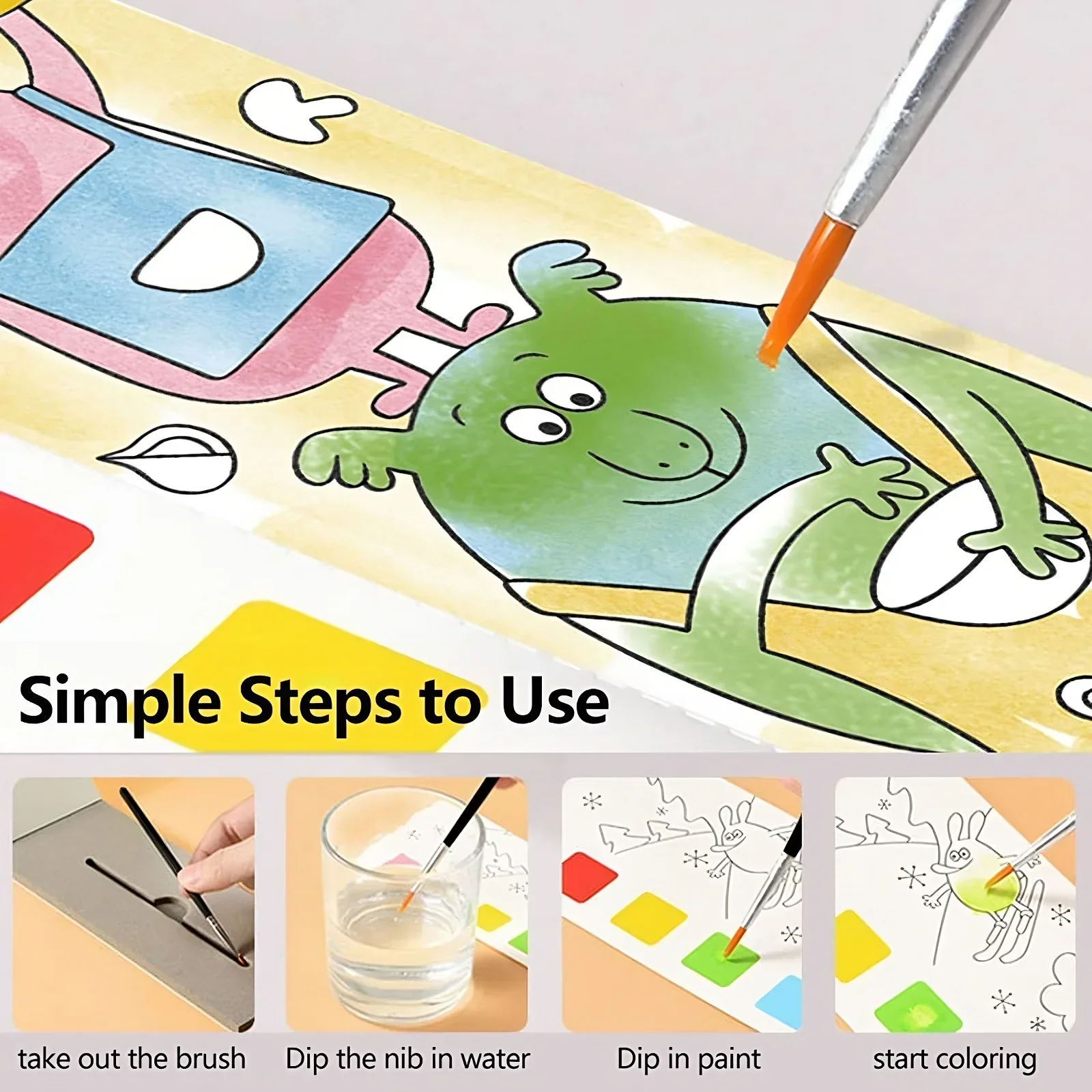 Magical Watercolour Adventures: Pocket Painting Book Set - Image 5