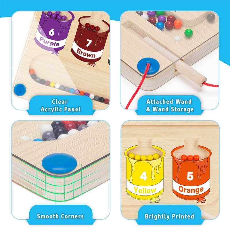 Magnetic Color and Number Maze - Image 5
