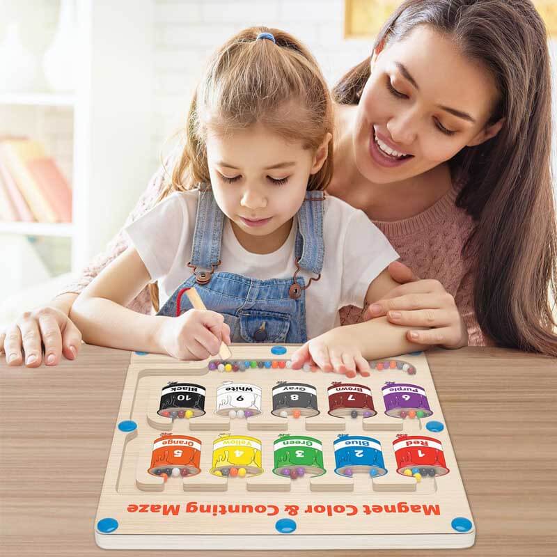 Magnetic Color and Number Maze - Image 8